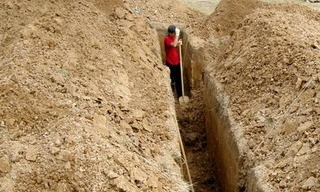 Копка траншей для фундамента от 925 руб. | ГОСТСТРОЙ в Пушкине