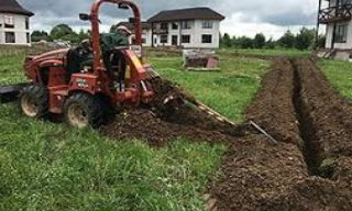 Копка траншей для водопровода в Пушкине: цена за метр от 925 руб.