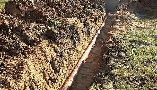Копка траншей для водопровода в Пушкине: цена за метр от 925 руб.